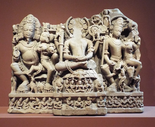 Brahma, Vishnu, and Shiva in the Virginia Museum of Fine Arts, June 2018