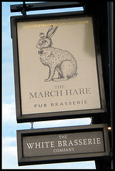 March Hare pub sign