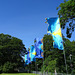 Colourful Flags In Malahide Park