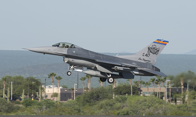 162nd Fighter Wing General Dynamics F-16C Fighting Falcon 88-0417 "Los Vaqueros"