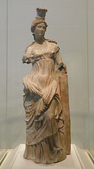 Terracotta Statuettte of a Goddess in the Metropolitan Museum of Art, October 2018