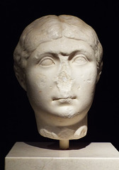 Marble Female Portrait in the Archaeological Museum of Madrid, October 2022