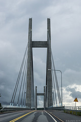 über die Kärkistensalmi-Brücke (© Buelipix)