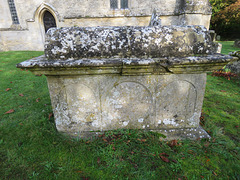 shilton church, oxon (5) bale tomb of philip clacke +1691 and mary clack +1724