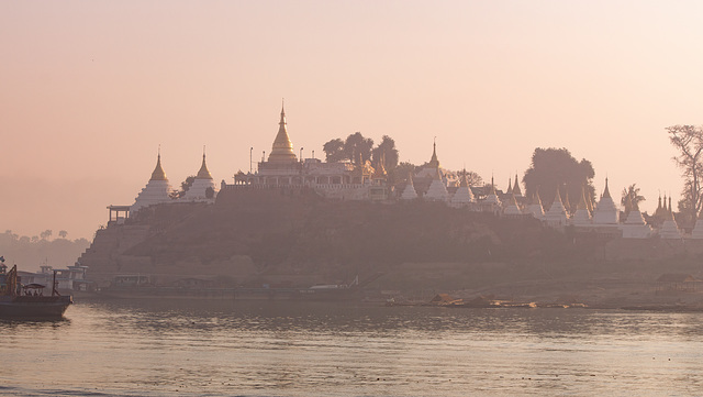 Dunst über dem Irrawaddy