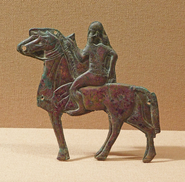 Plaque with a Horse and Rider in the Metropolitan Museum of Art, September 2018