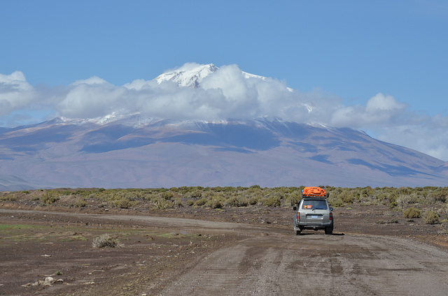 Bolivian Altiplano, Volcano Ollague (5868m)