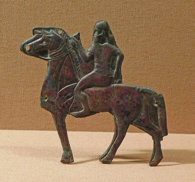 Plaque with a Horse and Rider in the Metropolitan Museum of Art, September 2018