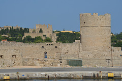 Tower of France of the Sea Bastion of the Fortress of Rhodes