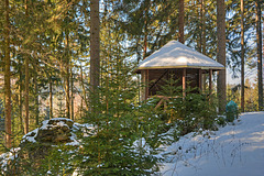 Schutzhütte am Wanderweg