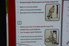 Norway, Trondheim, Trampe Bicycle Lift User Manual