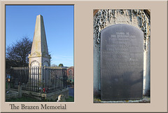 The Brazen Memorial - Officers' names