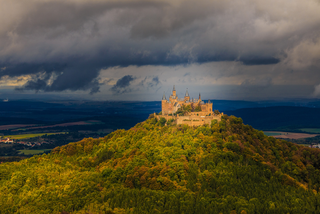 A Patch of Sunlight on a Lousy Day - Hohenzollern Castle (330°)
