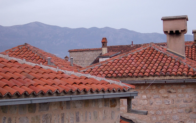 Budva rooftops