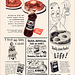 Duotone and B&W ads, 1955