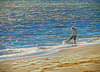Girl on Beach in Rhode Island