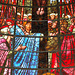 Detail of Burne Jones Glass, Birmingham Cathedral