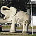 Elephant at north end of Powstanców Slaskich Street