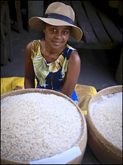 La jolie vendeuse de riz