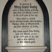 Memorial to Mary Slater Dalby, St Giles' Church, Church Street, Normanton, Derby, Derbyshire