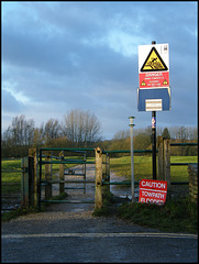 Port Meadow signage clutter