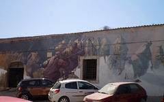 Mural in the old town.