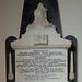 Memorial  to Rachel Griffith, who died of Cholera in Bombay, St Giles' Church, Normanton, Derby, Derbyshire