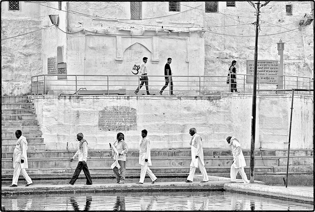 Pushkar : le départ des pèlerins