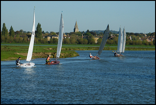 yachts at Port Meadow