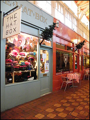 hat shop and cafe