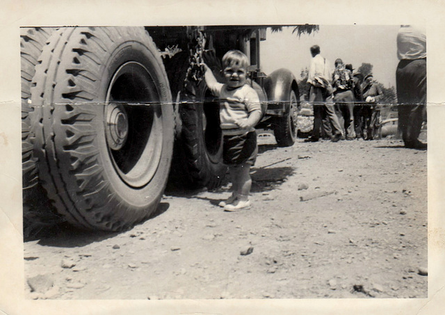 My brother, David, at the Lily Festival, 1951