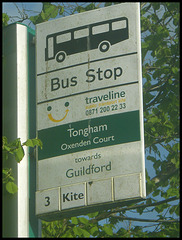 Tongham bus stop