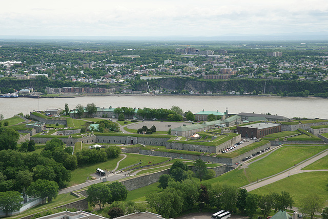 View Over La Citadelle De Quebec