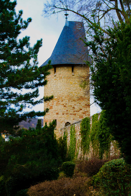 Wernigerode - Stadtmauer mit Turm