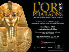 MONACO: Grimaldi Forum: Exposition : L'or des Pharaons 001