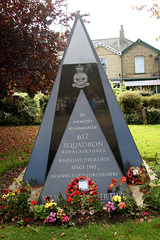 617 Squadron Memorial at Woodhall Spa 11th October 2015