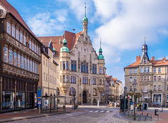 Helmstedt, Markt und Rathaus - HBM (270°)