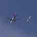Jet2 Boeing 737-800 to STN and Qantas Boeing 787-9 Dreamliner LHR-PER QF10 QFA10 FL180