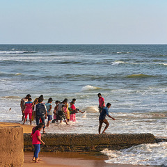 An der Strand-Promenade in Colombo (Sri Lanka)