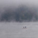 Nebelschwaden auf dem Eibsee