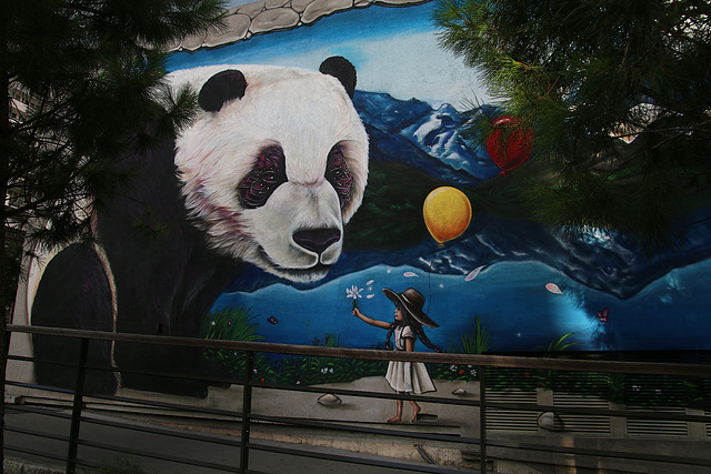 Fresque murale de Doudou Style - Quartier chinois