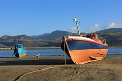 Low tide in Barmouth Harbour
