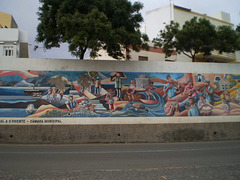 Mural to São Vicente.