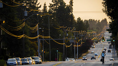 Wires Reflecting on 16 Avenue