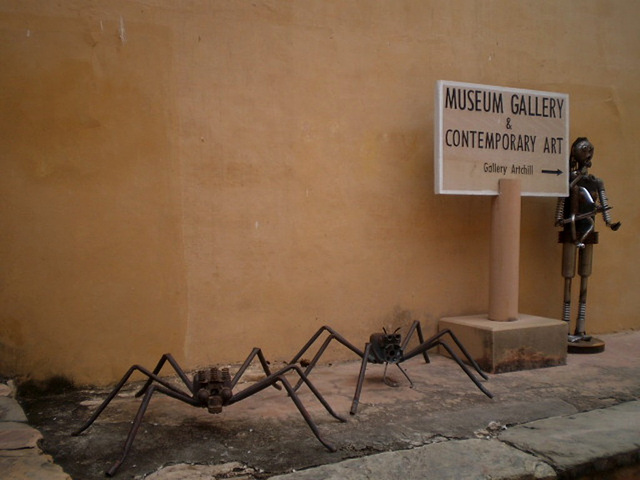 Contemporary Art display.