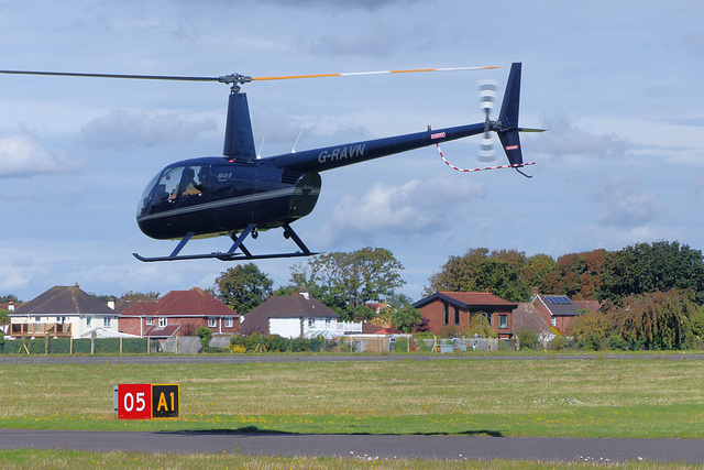 G-RAVN departing from Solent Airport - 7 September 2020