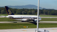 Singapore Arlines A-380 in Zürich-Kloten