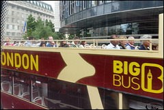 London open top bus