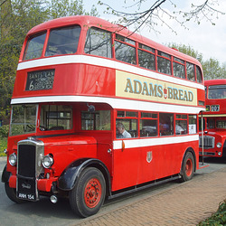 DSCF1342 Former Northampton C T 154 (ANH 154) at the Wellingborough Museum Bus Rally - 21 Apr 2018