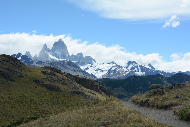 Argentina, National Park of Glaciers with Fitz Roy (3405m)  as a Dominant Top